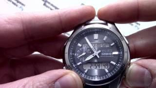 Часы Casio WAVE CEPTOR WVA-M650TD-1A - Инструкция, как настроить от PresidentWatches.Ru