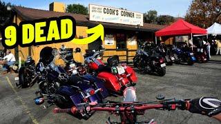 RIDING TO WORLDS DEADLIEST BIKER BAR ON A DIRTBIKE!!!