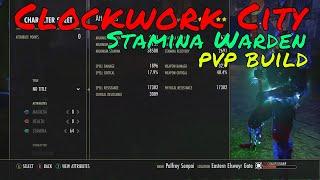 ESO PVP Build - Stamina Warden | Clockwork City