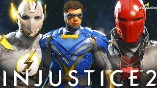 Injustice 2: Red Hood, Godspeed & Nightwing Epic Gear Showcase For All Characters (Injustice 2 Gear)