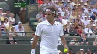 2014 Day 2 Highlights, Roger Federer vs Paolo Lorenzi, First Round