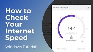 How to Check Your Internet Speed - Free & Easy