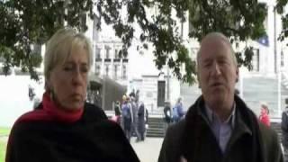 SEIU's Andy Stern and Anna Burger in New Zealand