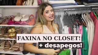 Faxina no Closet e desapegos no enjoei!