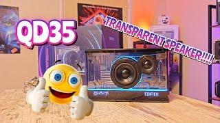 Edifier QD35 Speaker - Unboxing & Soundtest "COOL TRANSPARENT LOOK!"