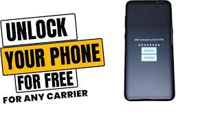 Carrier Locked Phone Unlock Network Unlock PIN Simplified