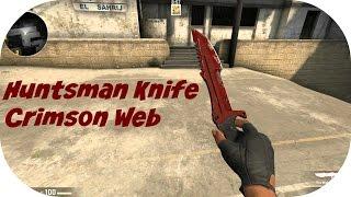 CS:GO - Huntsman Knife Crimson Web ( Field-Tested )