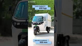 India’s most powerful electric three wheeler cargo with 688kg Load capacity- Euler Motors HiLoad EV