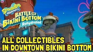 SpongeBob Battle For Bikini Bottom Rehydrated All Collectibles In Downtown Bikini Bottom