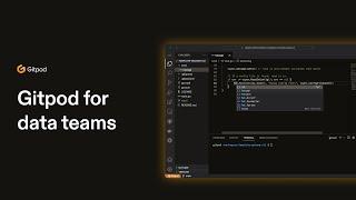 Gitpod for data teams in 120 seconds