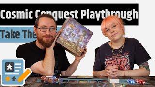 Cosmic Conquest Gameplay - The Galaxy Can Be Yours!!...For A Fight...