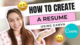 VA BEGINNERS SERIES: How to Create Professional Resume In 5 Minutes | Canva [CC English Subtitle]