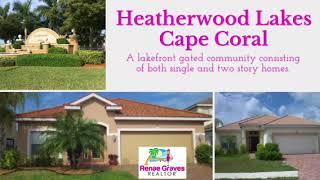 Heatherwood Lakes Gated Community Cape Coral Florida