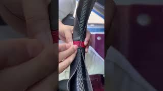 Stitch by stitch, bringing my steering wheel back to life.  #automobile #car #interior #diy