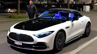NEW MAYBACH SL 680 - Night Drive Mercedes SL Red Full Review Interior Exterior