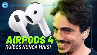 AirPods 4 ANC, os fones Bluetooth da Apple com cancelamento de ruído sem ponta intra-auricular