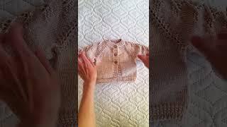 Baby Cardigan Knitting Pattern | Step-by-Step Pattern | Preview | Vitalina