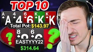 My BIGGEST EVER HERO CALL at 100NL?! | Top 10 Hands Ep. 177