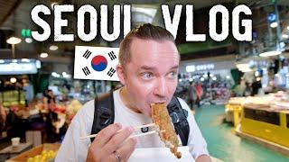 Seoul Vlog: Mangwon Market Street Food & Hongdae Shopping  Korea Travel