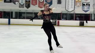 Natallia Anisimava Novice free skate