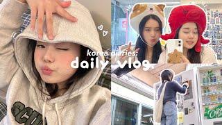 KOREA VLOG Hongdae, friends, gaming room, mukbangs, etc