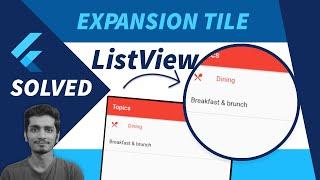 Flutter: How to create Expandable List or ExpansionTile