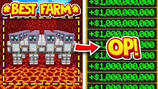 INSANE AUTO AFK MONEY FARM on NEW MINECRAFT SKYBLOCK SERVER! | Minecraft Skyblock (OPLegends Utopia)