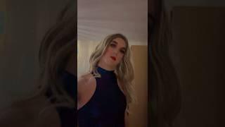 Crossdresser in size 8 dress and 8 inch heels