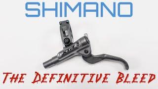 Shimano XTR M9100 bleed guide using SRAM method for beginners. Don't gravity bleed. + piston removal