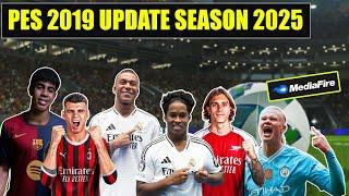 CARA INSTALL PES 2019 UPDATE SEASON 2025 DI LAPTOP ATAU PC | Update Pemain, Logo dan Jersey