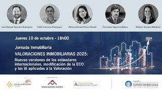 Jornada sobre Valoraciones Inmobiliarias 2025