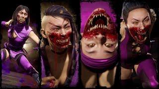 Mileena - Intros & Victories - All Main Color Skins - Mortal Kombat 11