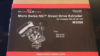 Installed The Micro Swiss NG Direct Drive Extruder