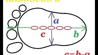 Расчет размера пинетки - Calculation of booties