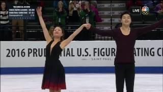 2016 U.S. Nationals Shibutani / Shibutani FD NBC HD