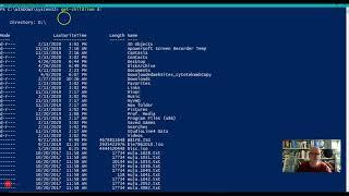 Powershell get-childitem cmdlet (Intro to Powershell series video 5-1)