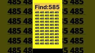 new #video find different number #shortvideo #viral #trending spot video