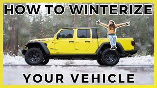 10 STEPS to WINTERIZE YOUR VEHICLE | By Ally Safety