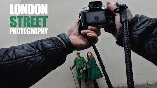 Immersive London Street Photography POV with Portraits + Fuji 16mm