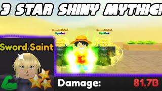 Anime Warriors Simulator 2 - THIS NEW INSANE 3 STAR SHINY MYTHICAL IS OP!