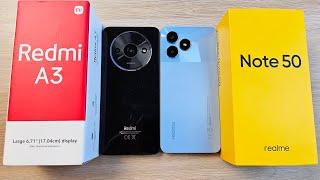 XIAOMI REDMI A3 VS REALME NOTE 50 - КАКОЙ ТЕЛЕФОН ЛУЧШЕ ЗА СВОИ ДЕНЬГИ?