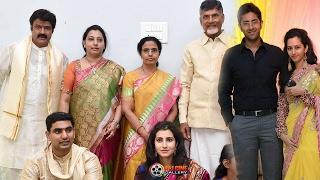 Actor Nandamuri Balakrishna Family Photos with Wife, Daughters & Son Mokshagna Teja- New 2017