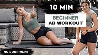 10 MIN BEGINNER AB WORKOUT - No Equipment