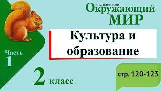 Культура и образование. Окружающий мир. 2 класс, 1 часть. Учебник А. Плешаков стр. 116-119