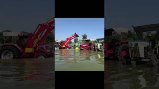 hu ru ru song Mahindra jcb All India tractor washing viral shorts video #ytubeshort #automobile