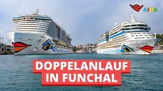 AIDAcosma und AIDAsol | Doppelanlauf in Funchal auf Madeira