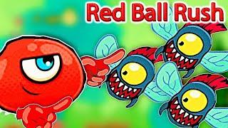 Большое приключение красного шара #1. Red ball rush. В гостях у Рыжика