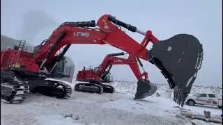 ОДИН ИЗ САМЫХ БОЛЬШИХ ЭКСКАВАТОРОВ БРЕНДА #LGMG —ME130 в работе #excavator #спецтехника #automobile