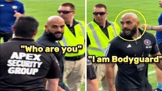 Crazy Messi's Bodyguard Reactions to Los Angeles Security guard!!️