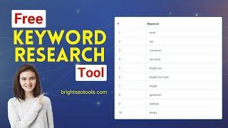 Best Free Keyword Research Tool by Bright SEO Tools: A Complete Guide